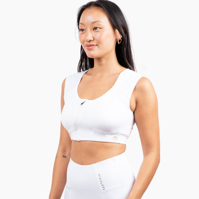 wearing 2 bras for support