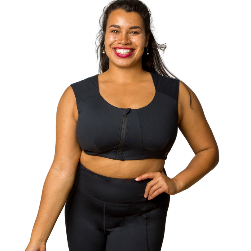90 DEGREE BY REFLEX Sports Bras 2 PACK Zip Front Full Support Coverage NWT  M – IBBY