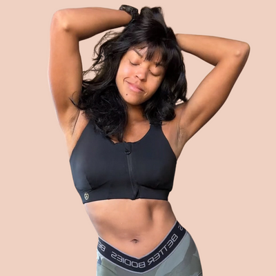 Kinflyte Curve Zip Bra - Eco Jersey (For DD+) on Marmalade