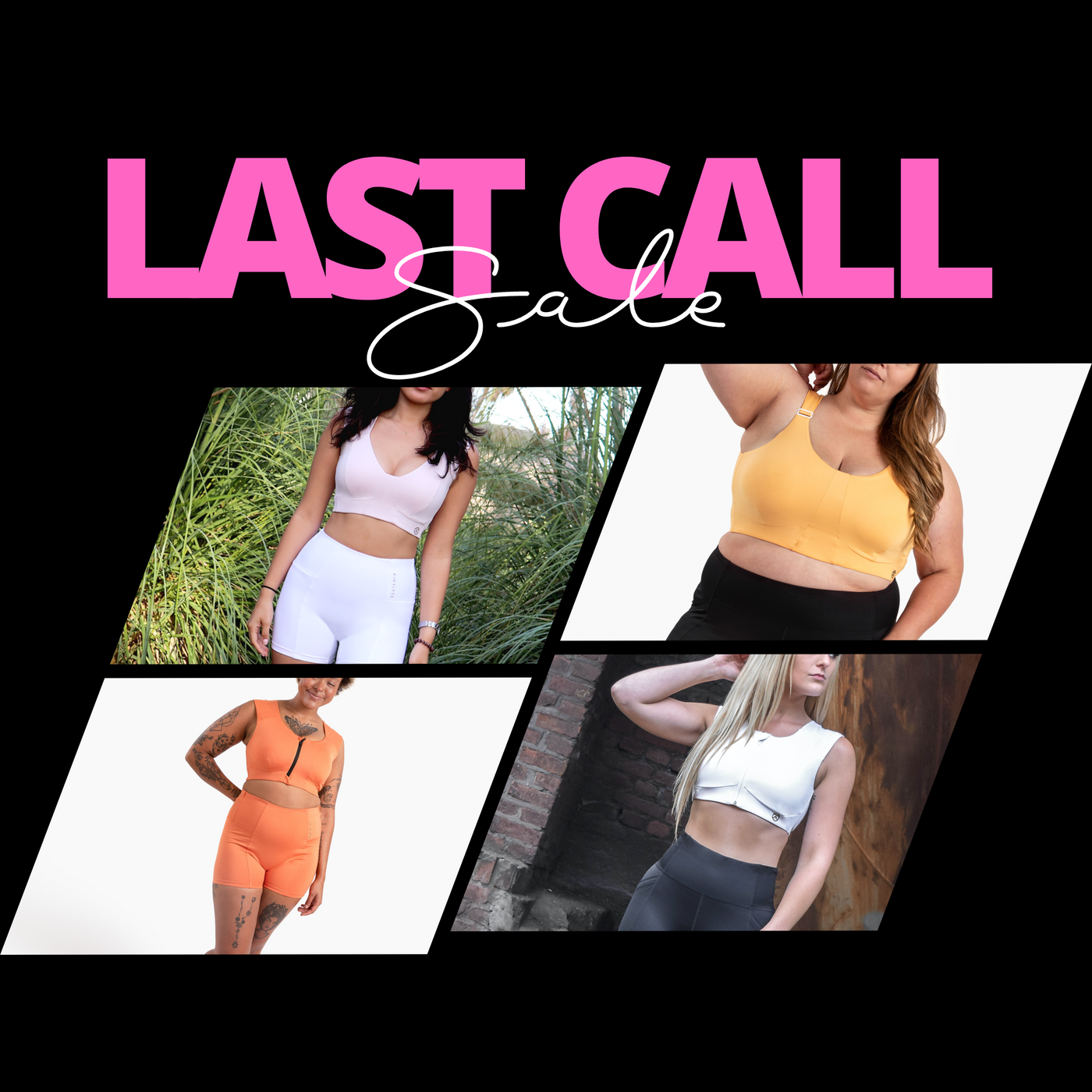 This Last Call Sale collection features a selection of our posture bras and posture correcting bras. 