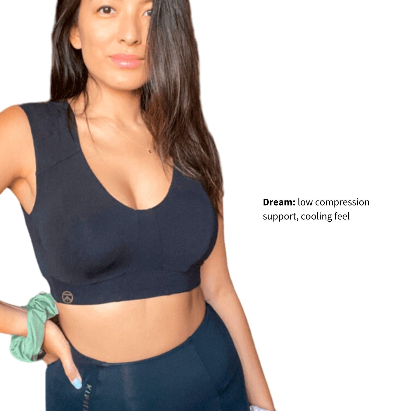 Dream Bra is a low compression posture bra with relaxed fit. Best low impact sports bra