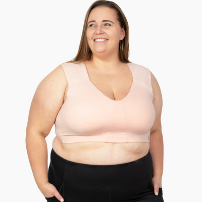 Freedom Bra Midi - Eco Jersey in Rose Quartz
